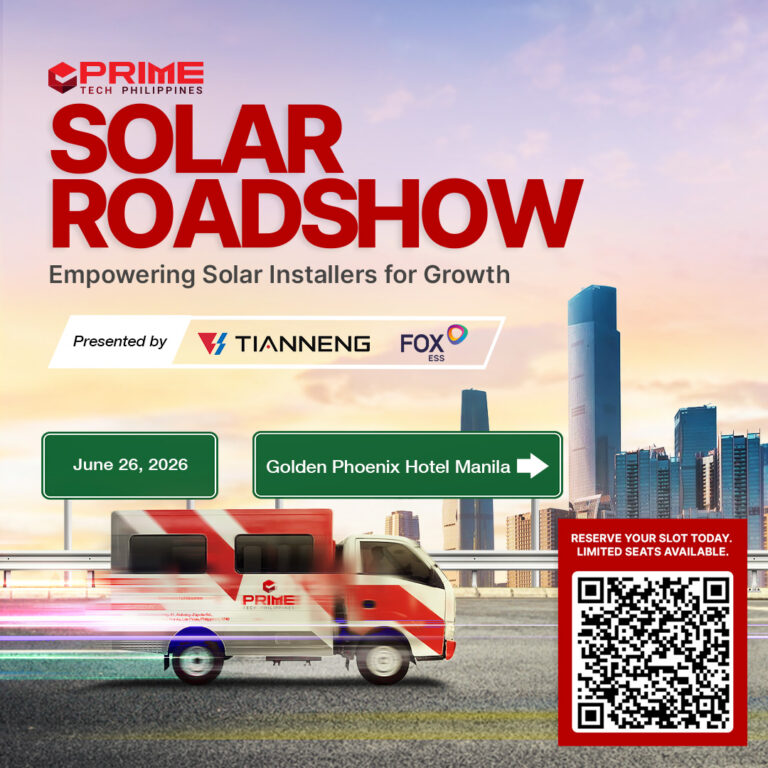 Prime Tech Philippines Launches its First Solar Roadshow 2026: Bringing Renewable Energy Closer to Communities Nationwide